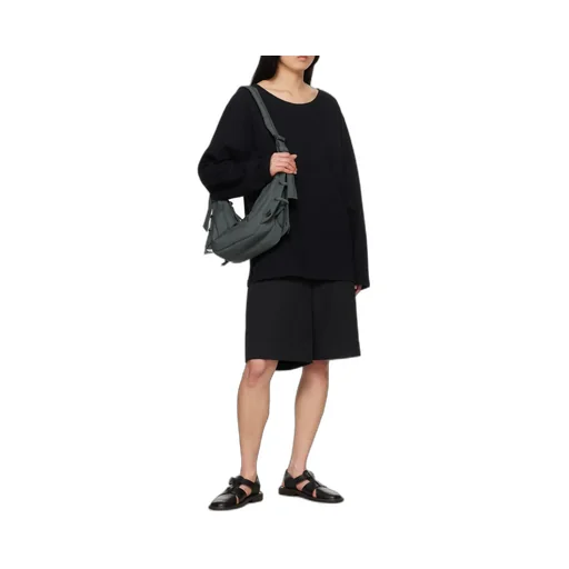 Wide Neck Long-Sleeved T-Shirt