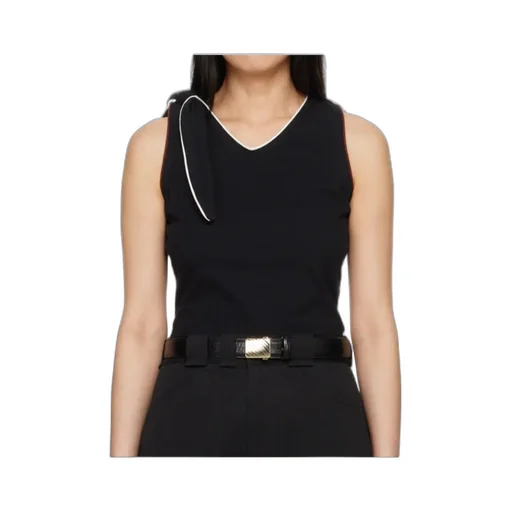 V-Collar Bindings Vest