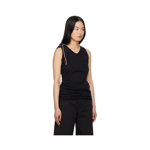V-Collar Bindings Vest