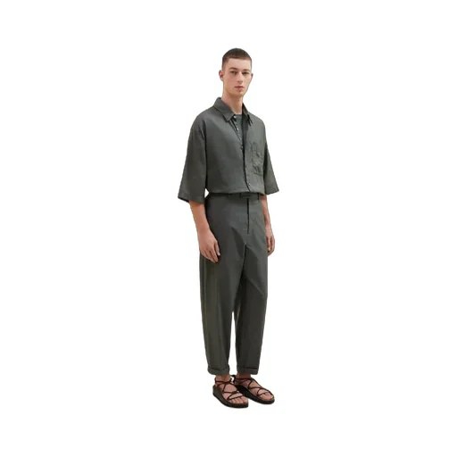 Belt Loop Crease Casual Pants