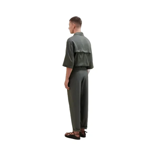 Belt Loop Crease Casual Pants