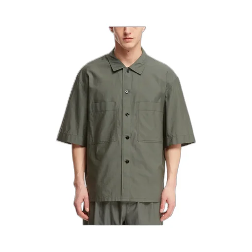 Short-Sleeved Button-Up Shirt