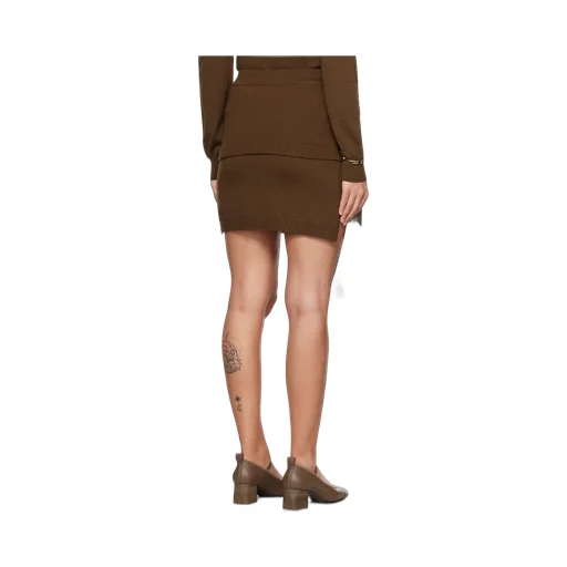 Trompe L'oeil Knotted Mini Skirt
