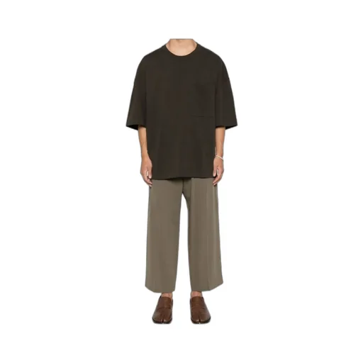Crewneck Straight Hem T-Shirt