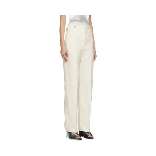 High-Waisted Wide Leg Trousers