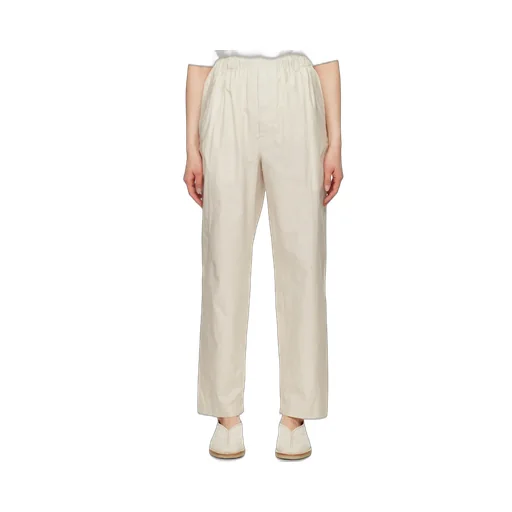 Relaxed Elastic Waist Casual Pants