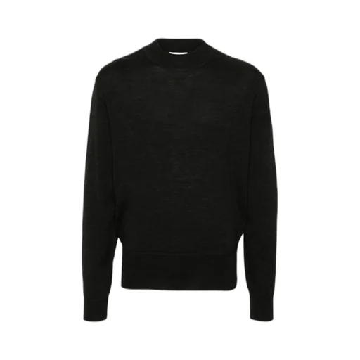 Mock-Neck Knitted Jumper