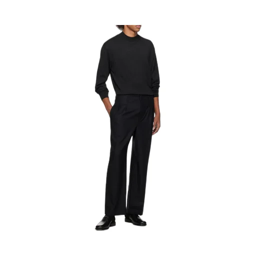 Mock-Neck Knitted Jumper