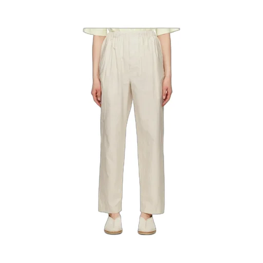 Relaxed Elastic Waist Casual Pants