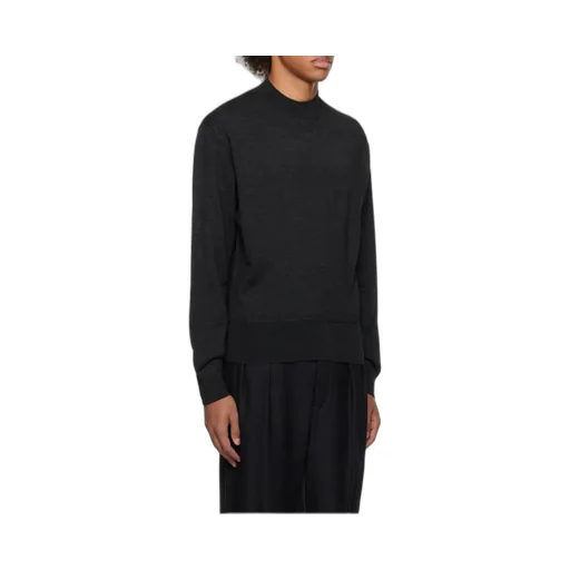 Mock-Neck Knitted Jumper