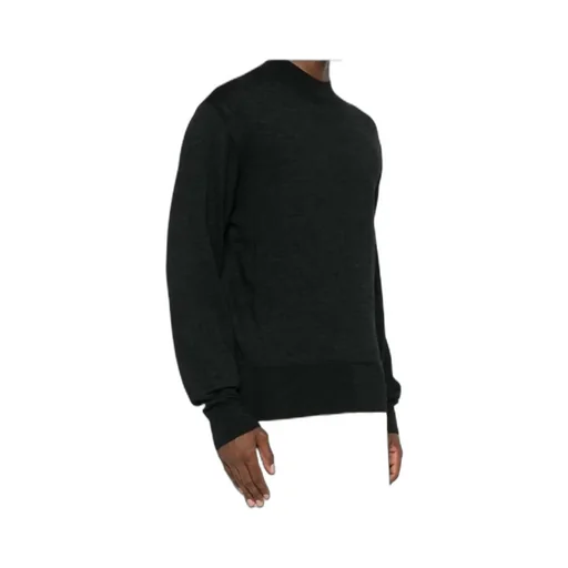 Mock-Neck Knitted Jumper