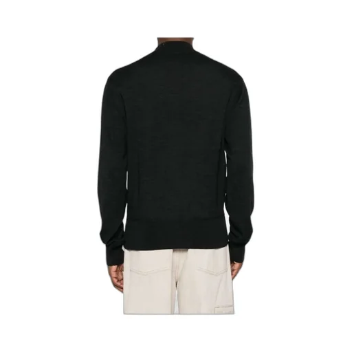 Mock-Neck Knitted Jumper