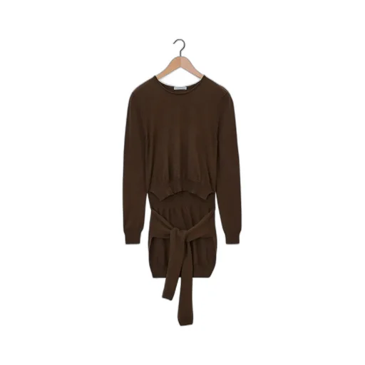 Tie-Detailed Knit Sweater