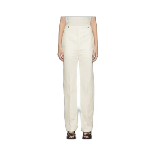 High-Waisted Wide Leg Trousers