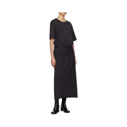 Belted Dropped Shoulder Maxi Dress