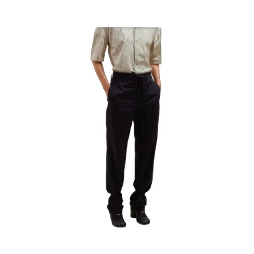 Cotton Straight Trousers