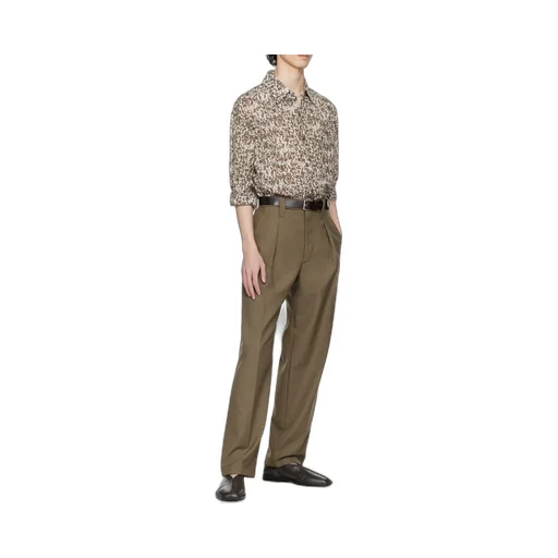 Camouflage Printed Long-Sleeved Shirt