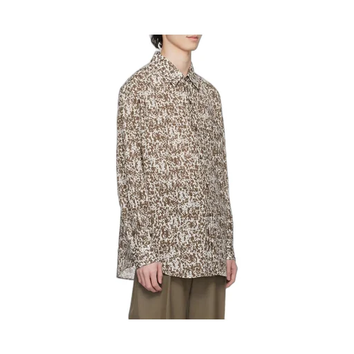 Camouflage Printed Long-Sleeved Shirt