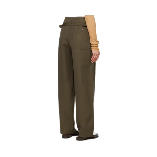 Wide Leg Tailored Trousers