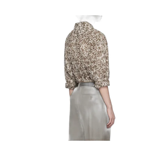 Camouflage Printed Long-Sleeved Shirt