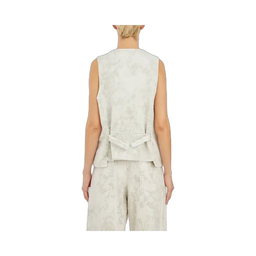 Single-Breasted Sleeveless Vest
