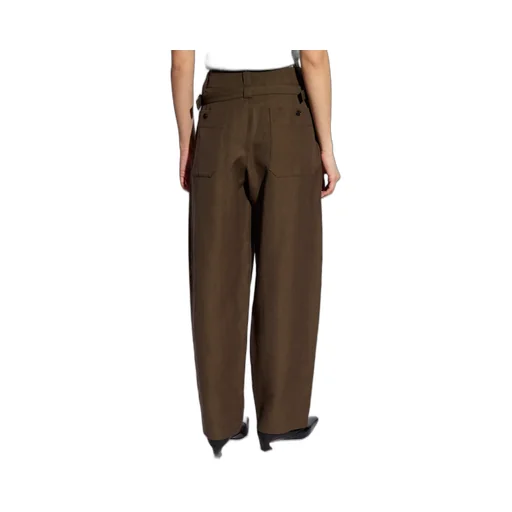 Wide Leg Tailored Trousers
