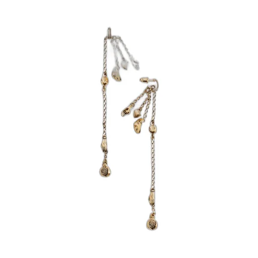 Charm Chain Drop Earrings