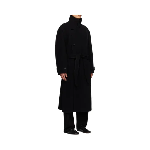 Single-Breasted Wrapped Coat