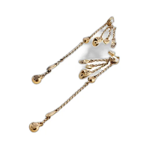 Charm Chain Drop Earrings