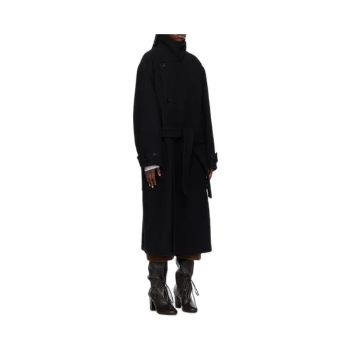 Single-Breasted Wrapped Coat
