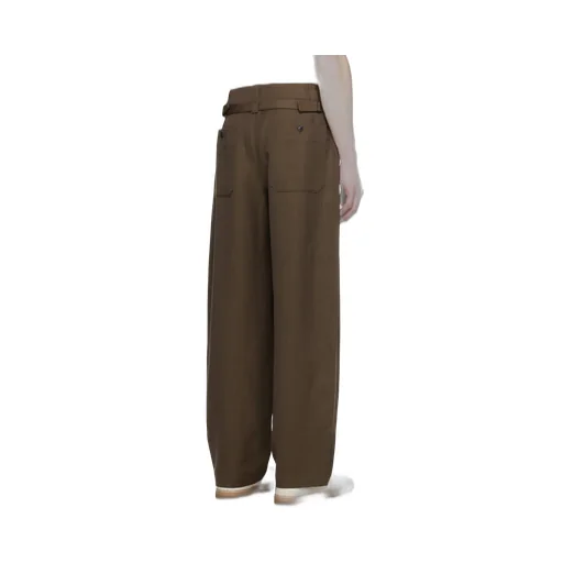 Wide Leg Tailored Trousers