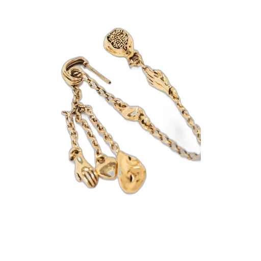 Charm Chain Drop Earrings