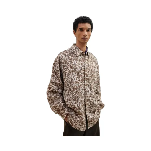 Camouflage Printed Long-Sleeved Shirt
