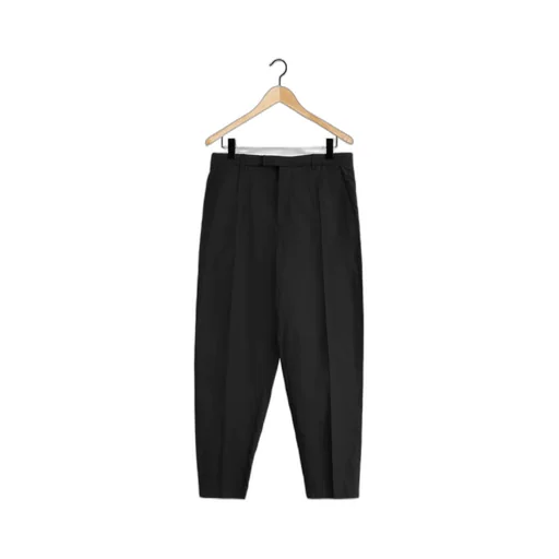 Zipped Tapered Leg Trousers