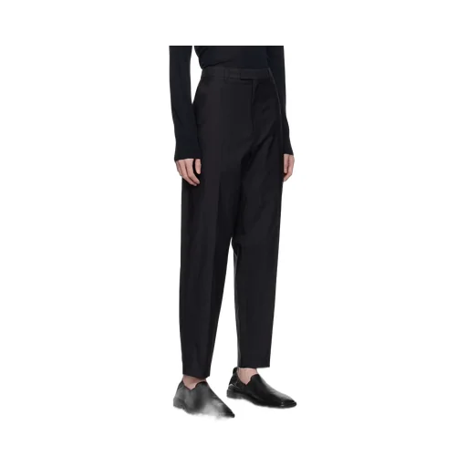 Zipped Tapered Leg Trousers