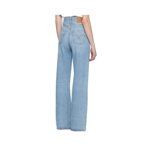 Logo Patch Wide-Leg Jeans
