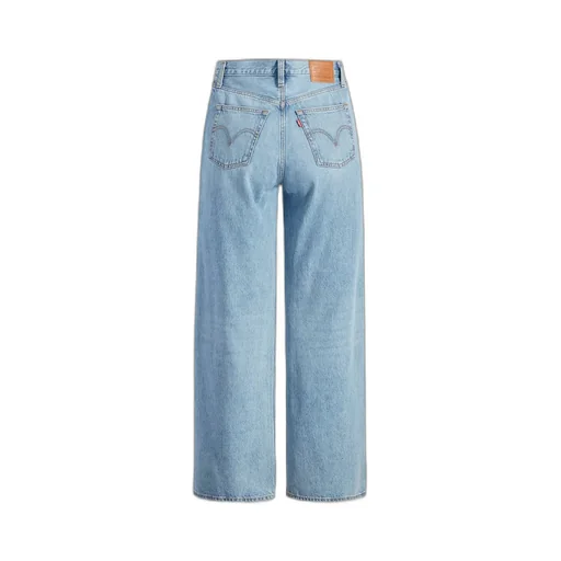 Logo Patch Wide-Leg Jeans