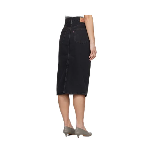 High Rise Slit Skirt
