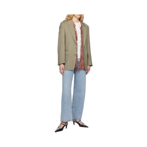 Logo Patch Wide-Leg Jeans