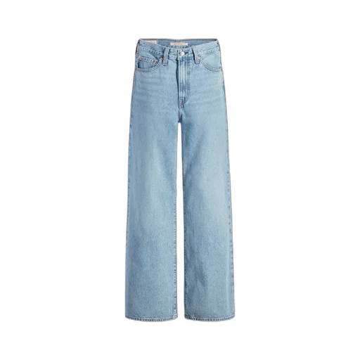 Logo Patch Wide-Leg Jeans