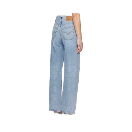 Logo Patch Wide-Leg Jeans