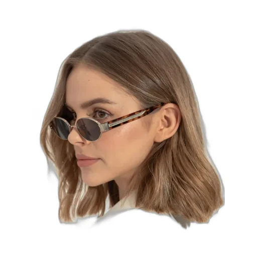Sadie Oval Frame Sunglasses