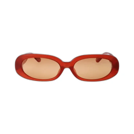 Cara Oval-Frame Tinted Sunglasses