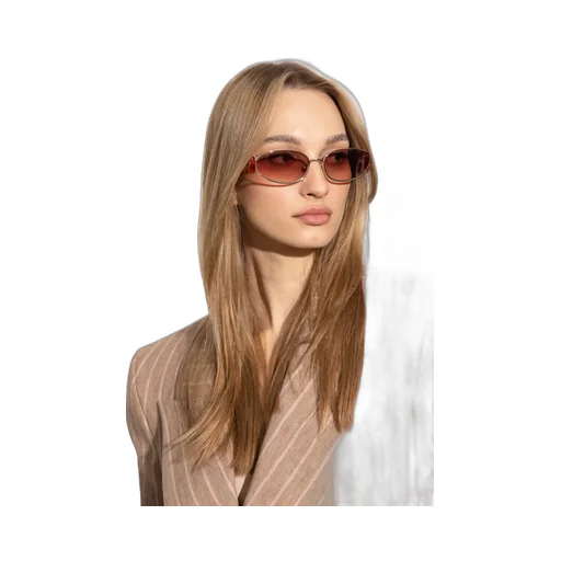 Shelby Oval Frame Sunglasses