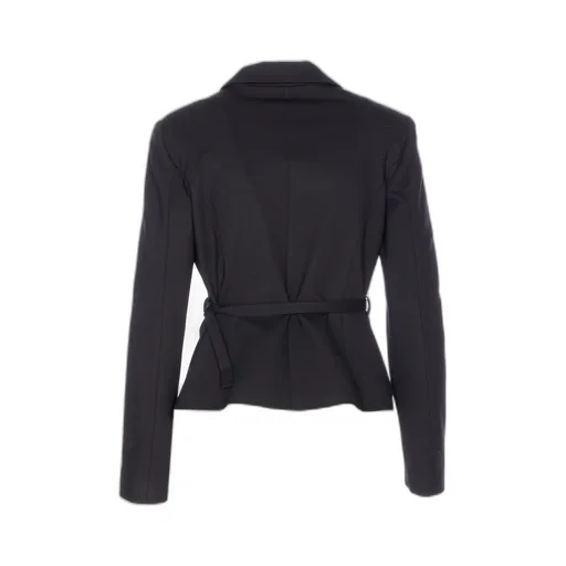 Belted Single-Breasted Jacket