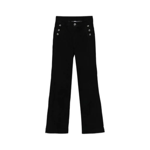 Button-Detailed Jeans