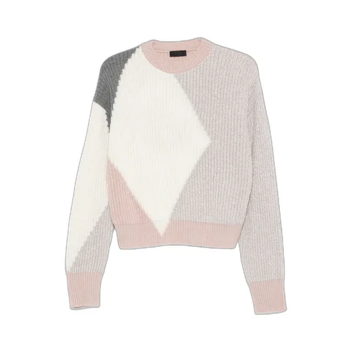 Geometric-Pattern Wool Sweater