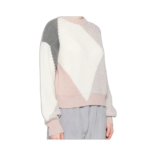 Geometric-Pattern Wool Sweater