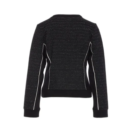 Boucle-Effect Zipped Jacket