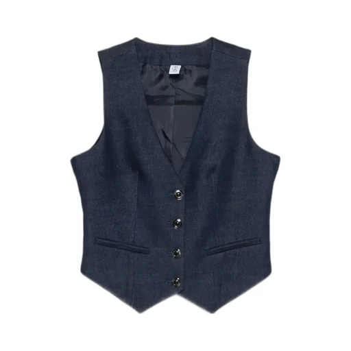 Button-Fastening Waistcoat